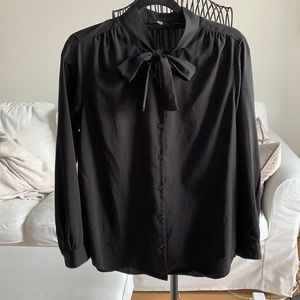 Black blouse Uni Qlo